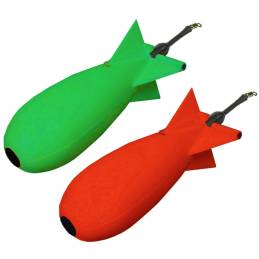 Spomb Midi X Fluro Green Exclusive Bait Rocket Carpe