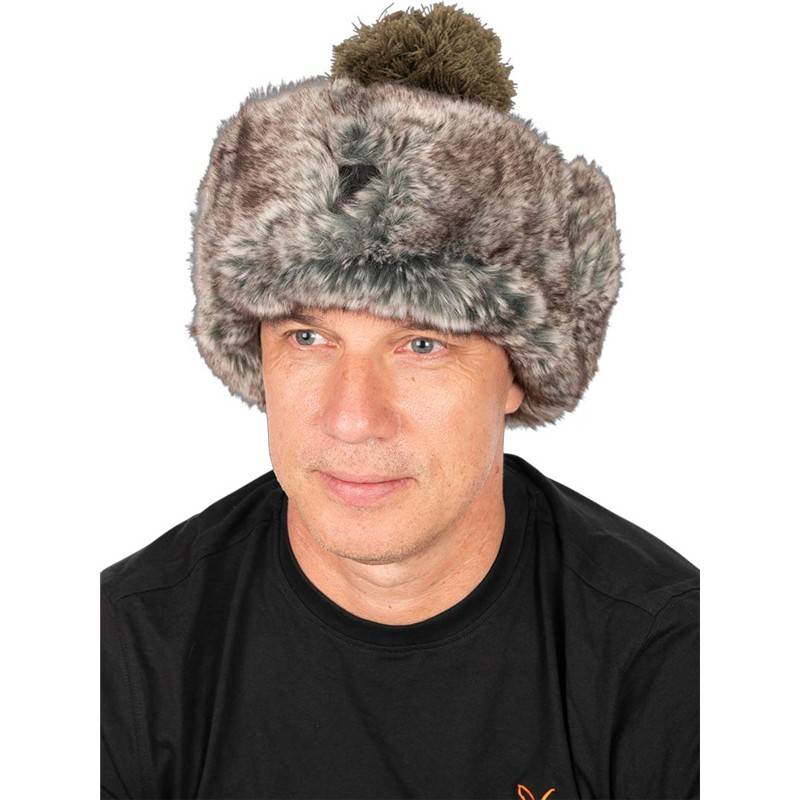 Fox Trapper Hat Chapka Chaude Pêche Carpe Hiver