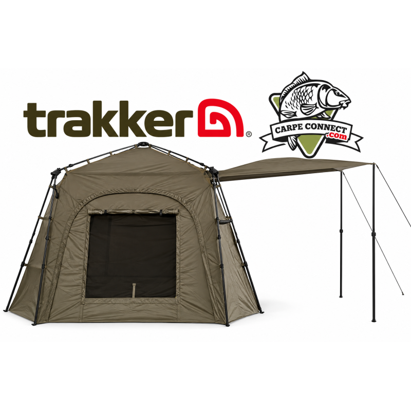 Trakker Gazebo Pro XXL abri pêche spacieux multifonctionnel 8 pieds