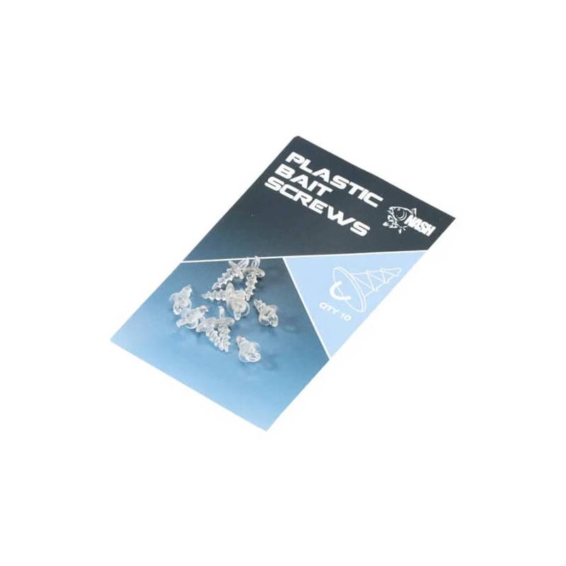 Nash Plastic Bait Screws 8 mm x10 Vis Appâts Carpe