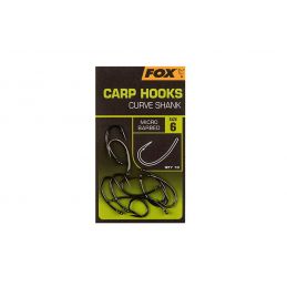 FOX CARP HOOKS CURVE SHANK T6