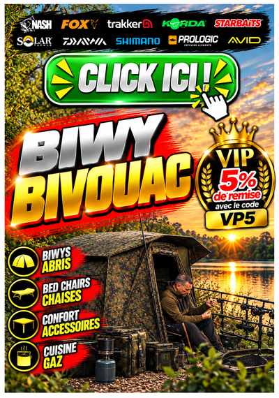 Biwy camouflage pour la pêche à la carpe au bord d'un lac, abris et matériel de bivouac CarpeConnect
